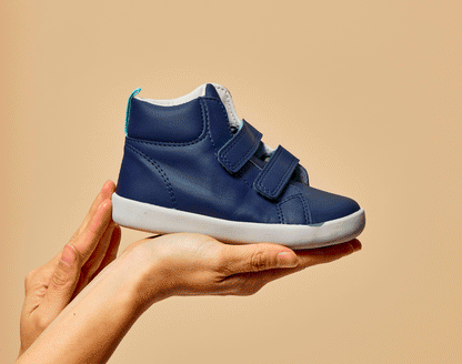GIF flexing Everyday High Tops - True Navy. Available at www.tenlittle.com