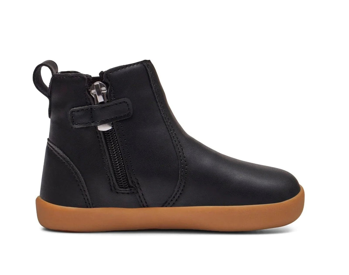 Side view of Ten Little Chelsea Boots - Classic Black. Available at www.tenlittle.com