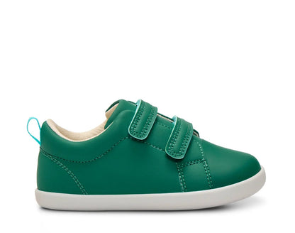 Side view of APMA and Peta-approved Ten Little Everyday Original - Emerald Green. Available at www.tenlittle.com