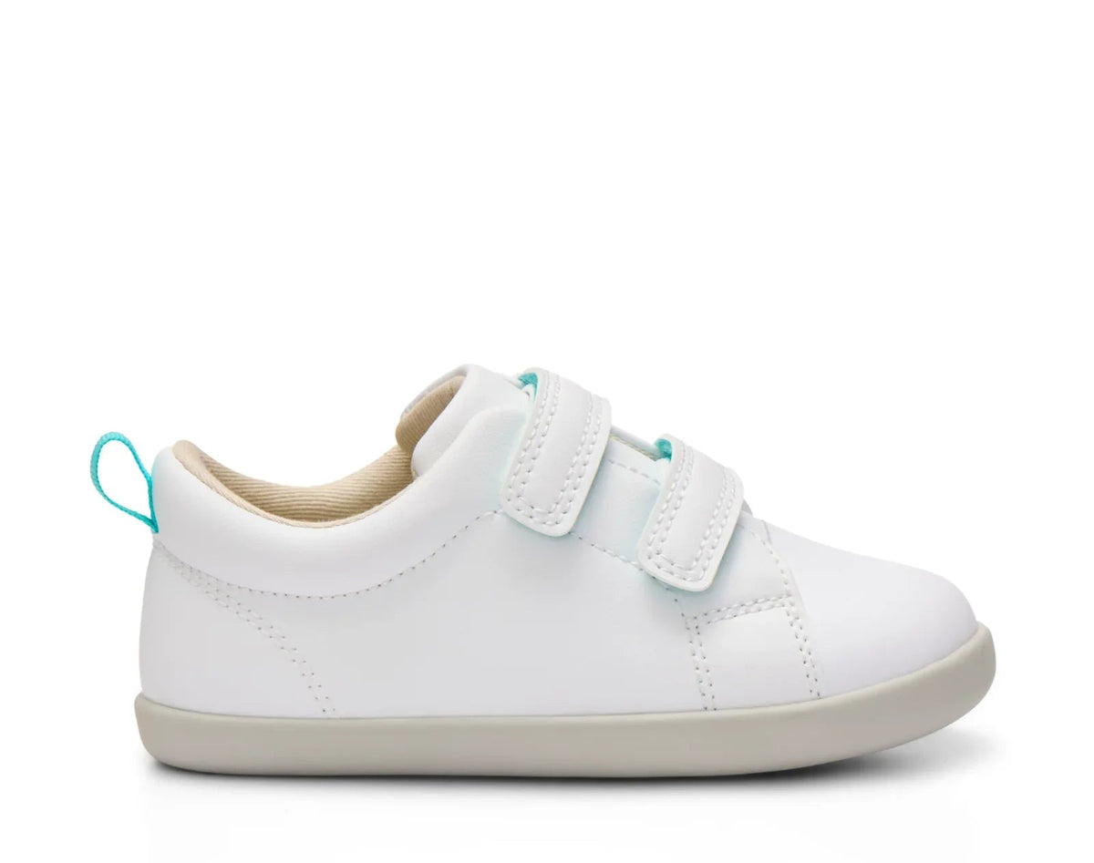 Side view of APMA and Peta-approved Ten Little Everyday Original - Simply White. Available at www.tenlittle.com
