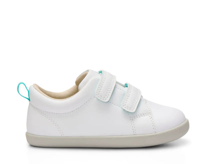 Side view of APMA and Peta-approved Ten Little Everyday Original - Simply White. Available at www.tenlittle.com