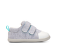 Side view of Ten Little First Walkers - Heather Gray. Available at www.tenlittle.com
