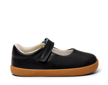 Side view of Ten Little Mary Janes - Classic Black. Available at www.tenlittle.com