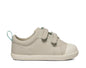 Side view of Ten Little Eco Canvas Sneakers - Gray Beige. Available at www.tenlittle.com